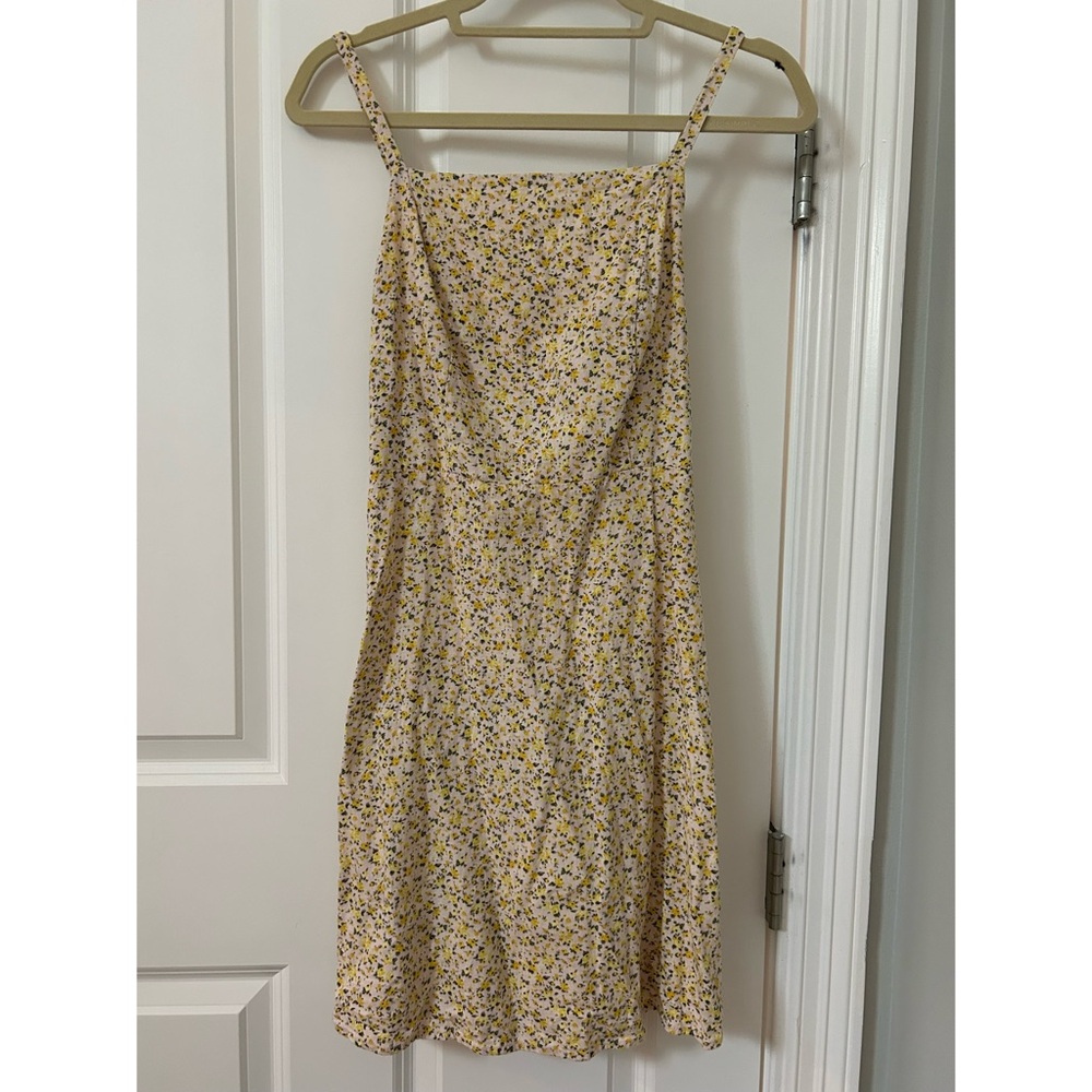 Yellow Floral Dress